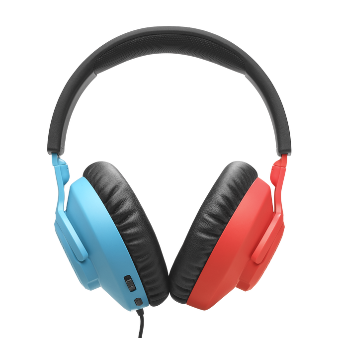 JBL Quantum 100N - Black - Wired over-ear gaming headset with detachable mic - Back image number null